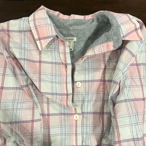 LL Bean Sherpa Lined Flannel